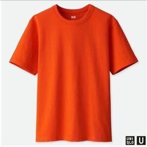 NWT LEMAIRE x UNIQLO U Relaxed Heavyweight Cotton Crew M 25 Orange